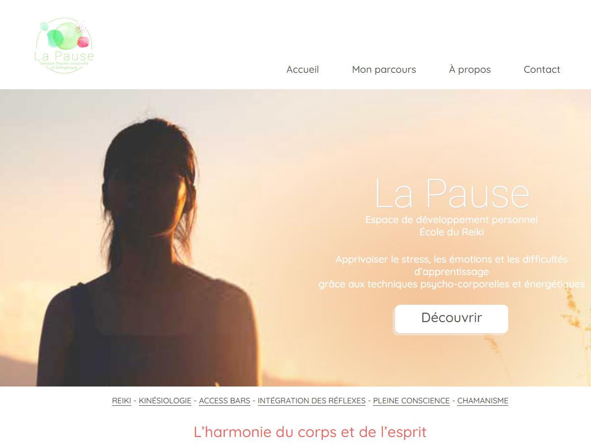 La photo du site web la-pause-therapie.be